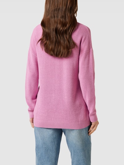 edc By Esprit Strickpullover mit V-Ausschnitt Rosa 5