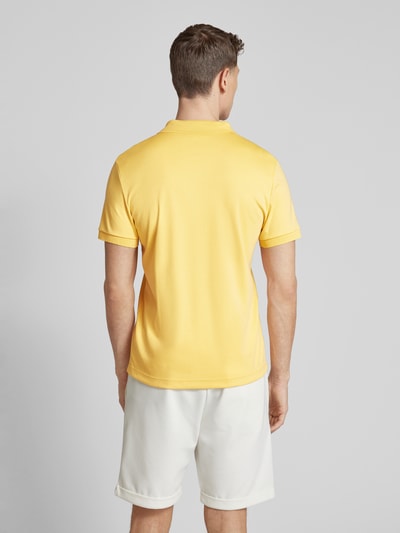 Lacoste Regular Fit Poloshirt in unifarbenem Design Tuerkis 5