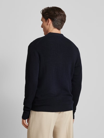 Jack & Jones Premium Strickpullover mit Polokragen Dunkelblau 5