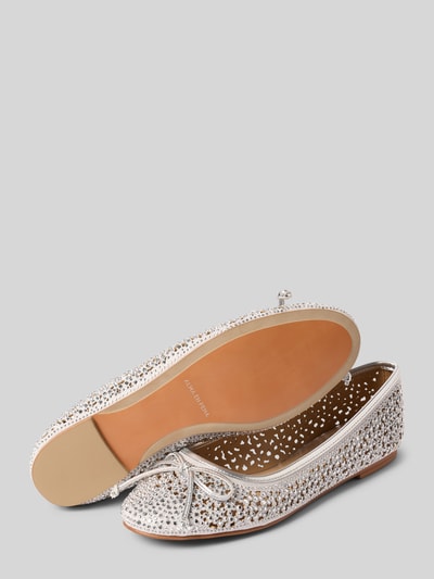 ALMA EN PENA Ballerinas mit Strasssteinbesatz Silber 4