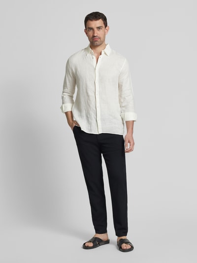 SELECTED HOMME Slim Tapered Fit Hose mit Tunnelzug Modell 'Brody' Black 1