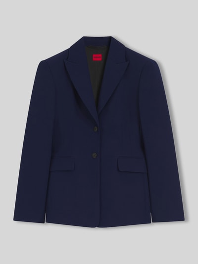 HUGO Regular Fit Blazer mit 2-Knopf-Verschluss Marine 2