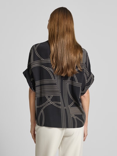 Jake*s Collection Regular Fit Bluse mit 1/2-Arm Black 5