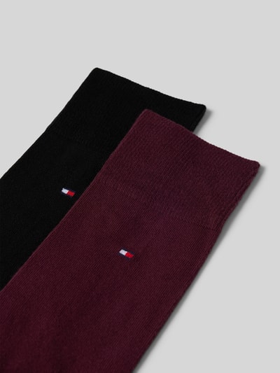Tommy Hilfiger Kousen van katoenmix, per 2 paar Bordeaux - 2