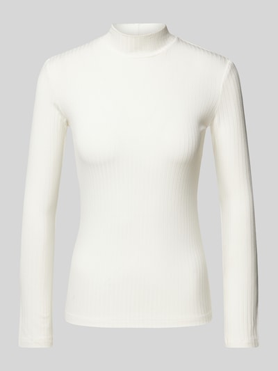 EDITED Shirt met lange mouwen en turtleneck, model 'MANON' Offwhite - 2