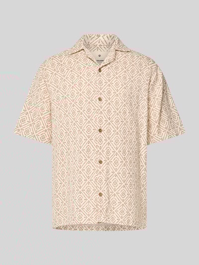 Jack & Jones Regular fit vrijetijdsoverhemd met resortkraag, model 'BLUVINCENT' Zand - 2