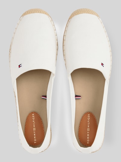 Tommy Hilfiger Espadrilles met logostitching Offwhite - 3