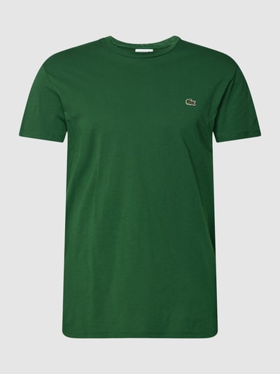 Lacoste T-Shirt mit Logo-Stitching Modell 'Supima' Gruen 2