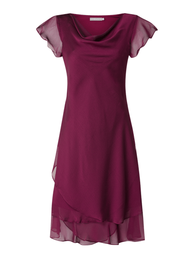 Christian Berg Cocktail Cocktailkleid aus Chiffon  Fuchsia 1