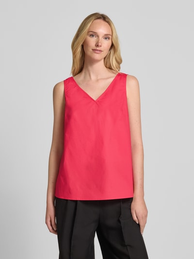 Christian Berg Woman Regular Fit Blusentop mit V-Ausschnitt Fuchsia 4