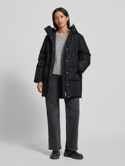 Weekend Max Mara Regular Fit Daunenmantel mit Kapuze Modell 'NEWBEMBO' Black 1