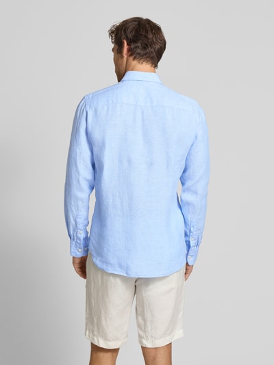Matinique Regular Fit Freizeithemd aus reinem Leinen Modell 'Marc' Hellblau 5