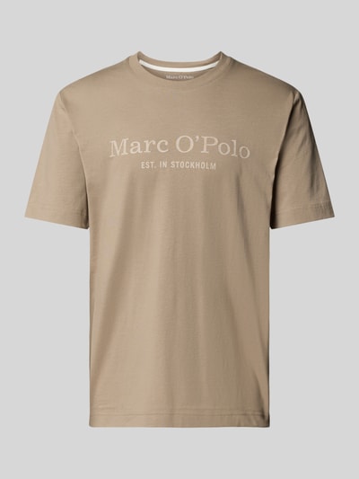 Marc O'Polo Regular Fit T-Shirt aus reiner Baumwolle Beige 2