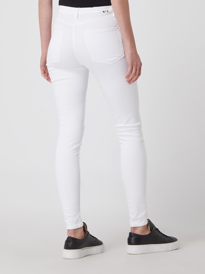 No.1 Skinny Fit Jeans mit Stretch-Anteil  Weiss 5