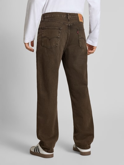 Levi's® Loose Straight Fit Jeans mit Eingrifftaschen Modell '565' Dunkelbraun 5