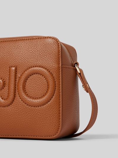 Liu Jo White Handtasche mit Label-Schriftzug Camel 3