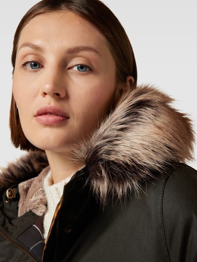 Barbour Parka z kieszeniami z patką model ‘STAVIA’ Oliwkowy 3