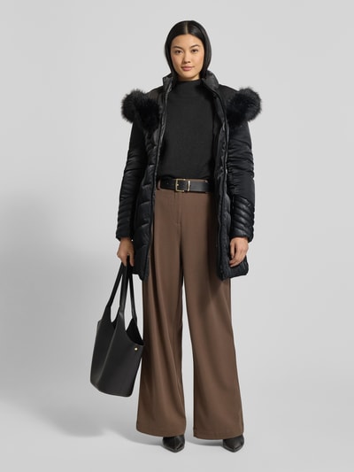 GUESS Regular Fit Steppmantel mit Zweiwege-Reißverschluss Modell 'Oxana' Black 1