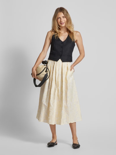 Weekend Max Mara Midirok met structuurmotief, model 'ANZIO' Offwhite - 1