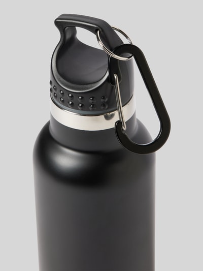 MADS NØRGAARD Trinkflasche mit Label-Print Modell 'Thermality Gefell' Black 2