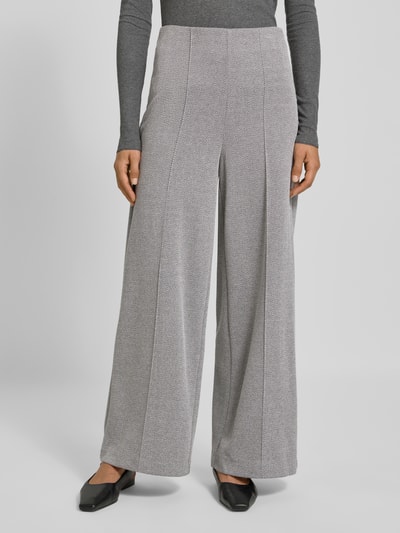 ICHI Spodnie materiałowe z kieszeniami z tyłu model ‘KATE’ Jasnoszary 4