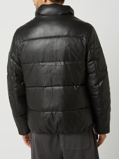 CK Calvin Klein Steppjacke in Leder-Optik Black 5