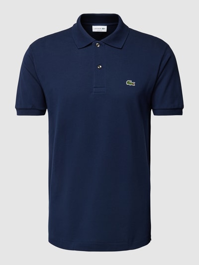 Lacoste Classic fit poloshirt met labeldetail Marineblauw - 2