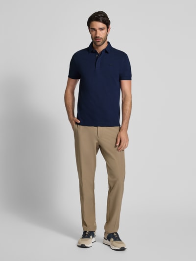 Lacoste Regular Fit Poloshirt aus Baumwoll-Mix Marine 1