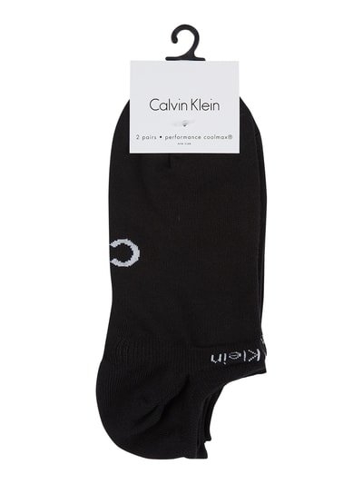CK Calvin Klein Skarpetki stopki w zestawie 2 pary Czarny 2