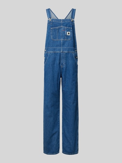 Carhartt Work In Progress Regular Fit Latzhose  Modell 'GLENNON' Jeansblau 1