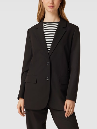 Jake*s Casual Blazer met reverskraag Zwart - 4