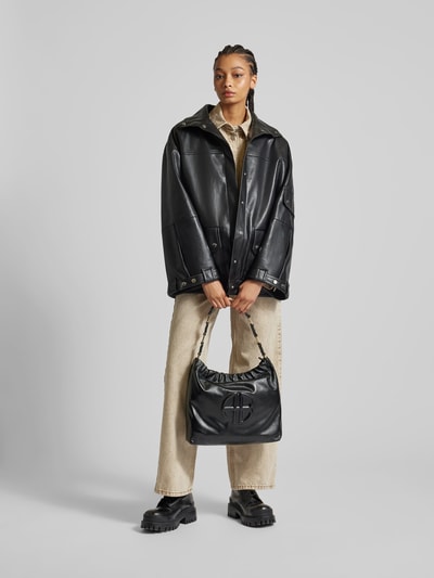 Anine Bing Shoulder Bag in Leder-Optik Black 1