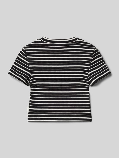 Tom Tailor Shaped Fit T-Shirt aus Baumwoll-Mix Black 3