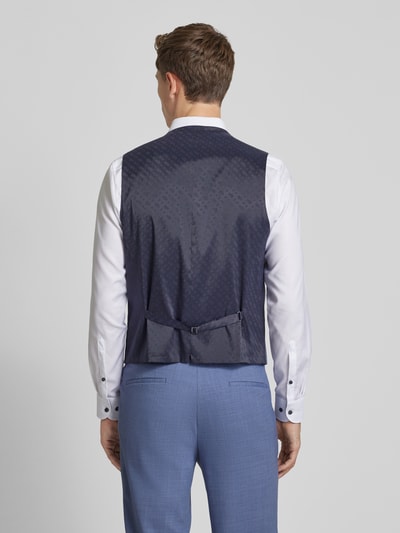 BOSS Gilet met paspelzakken, model 'Jasper' Blauw - 5