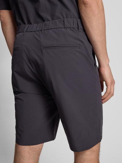 JAKE*S STUDIO MEN Korte regular fit broek met steekzakken Metallic blauw - 3