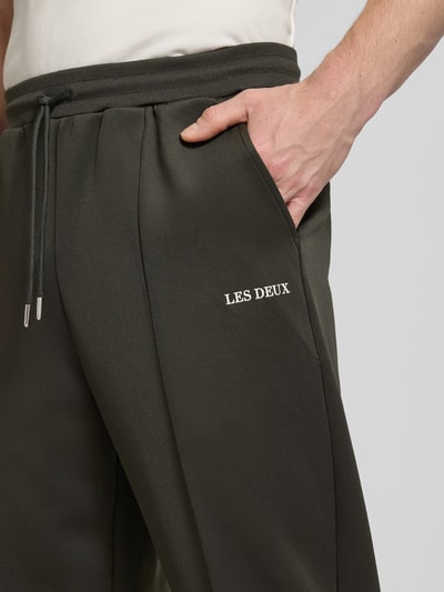 Les Deux Sweatpants met elastische band, model ‘Ballier’ Kaki - 3