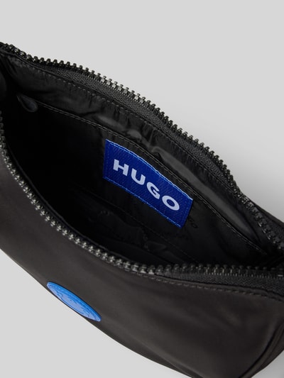 Hugo Blue Hobo Bag mit Label-Patch Modell 'Vytal' Black 5