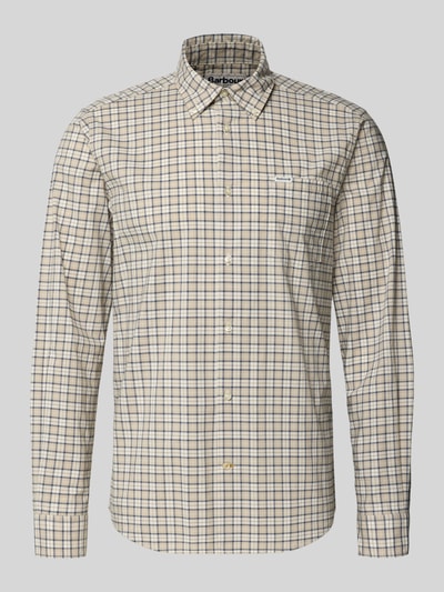 Barbour Regular Fit Freizeithemd aus Baumwoll-Mix Modell 'LOMOND' Beige 2