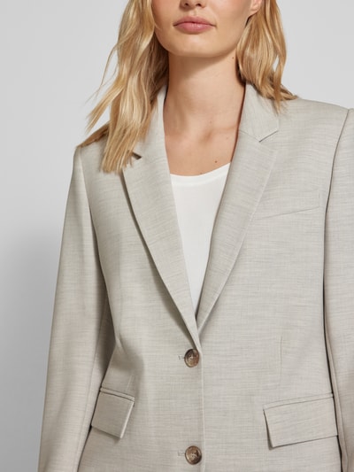 Selected Femme Blazer mit Brustleistentasche Modell 'RITA' Beige Melange 3