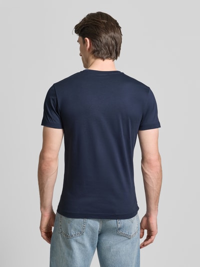 GANT T-Shirt mit Label-Detail Marine 5