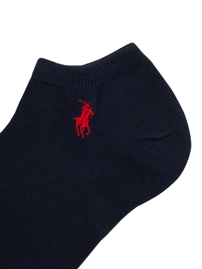 Polo Ralph Lauren Underwear Sneakersokken van elastische katoenmix in een set van 3 paar Marineblauw - 3