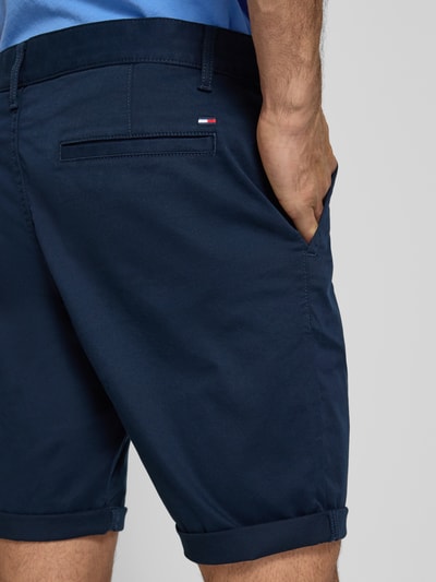 Tommy Jeans slim fit chino-shorts van katoenmix Marineblauw - 3