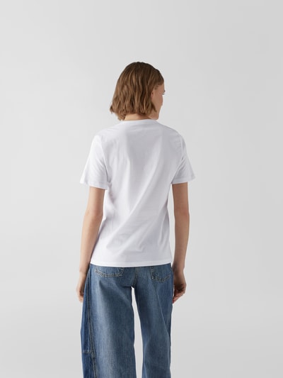 BAUM & PFERDGARTEN T-Shirt mit Label-Print Hellgelb 5