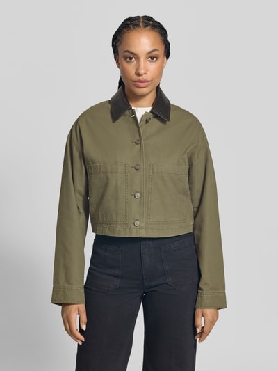 Anine Bing Funktionsjacke mit Kontrastkragen Modell 'YUMA' Gruen 4