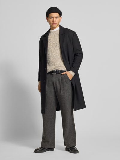 PROHIBITED Broek met plooien en achterzakken Donkergrijs - 1