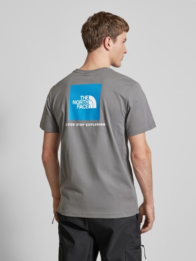 The North Face T-Shirt mit Label-Print Anthrazit 4