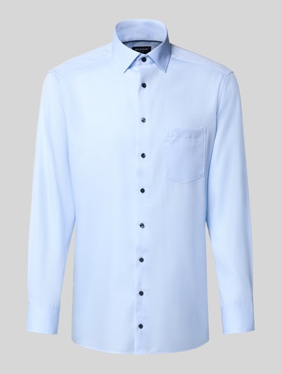 OLYMP Regular Fit Business-Hemd aus reiner Baumwolle Bleu 2