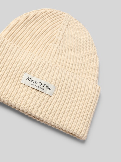 Marc O'Polo Beanie aus reiner Baumwolle Offwhite 2