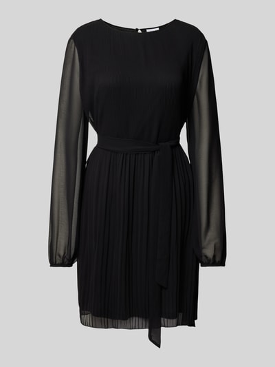 Vila Knielanges Kleid mit Rundhalsausschnitt Modell 'DALIANA' Black 2