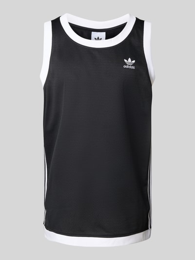 adidas Originals Tanktop mit Strukturmuster Modell 'Mockeyelet' Black 1